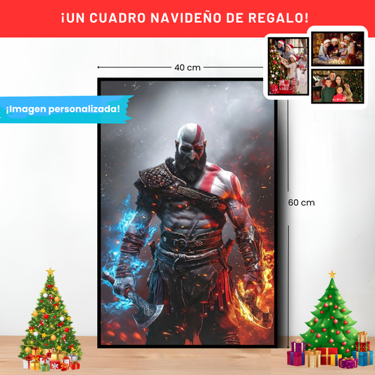 [COMBO] Cuadro personalizado con resina 60x40 cm